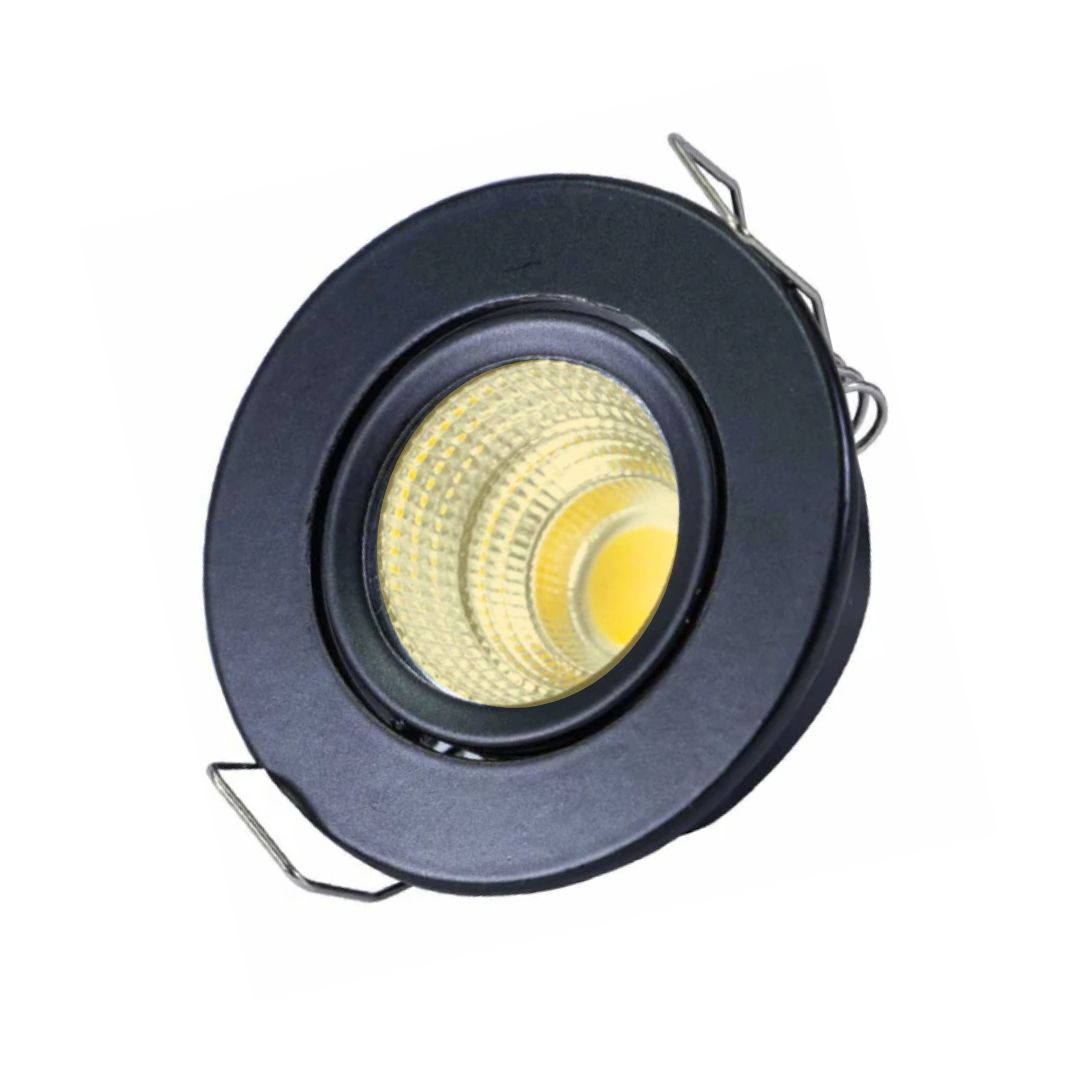 BALA LED 03W 3500K NEGRO